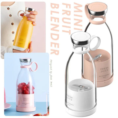 Electric Blender Bottle Juicer