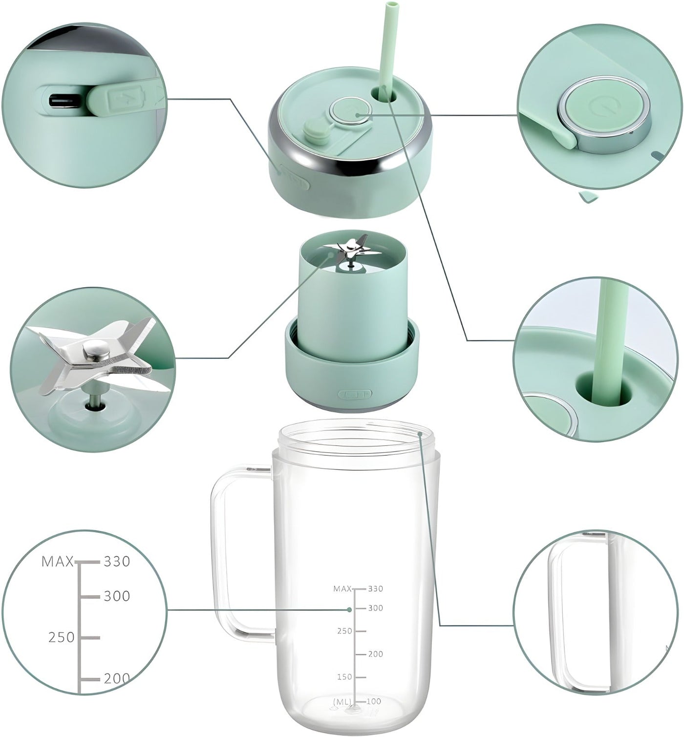 Portable Juicer Machine