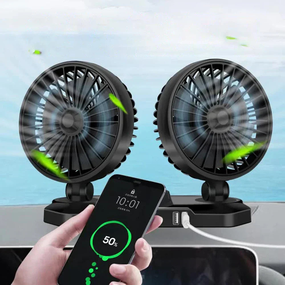Mini Electric Car Fan
