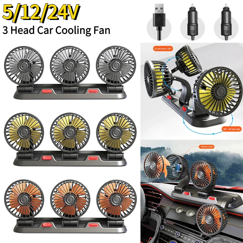 Mini Electric Car Fan