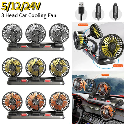 Mini Electric Car Fan
