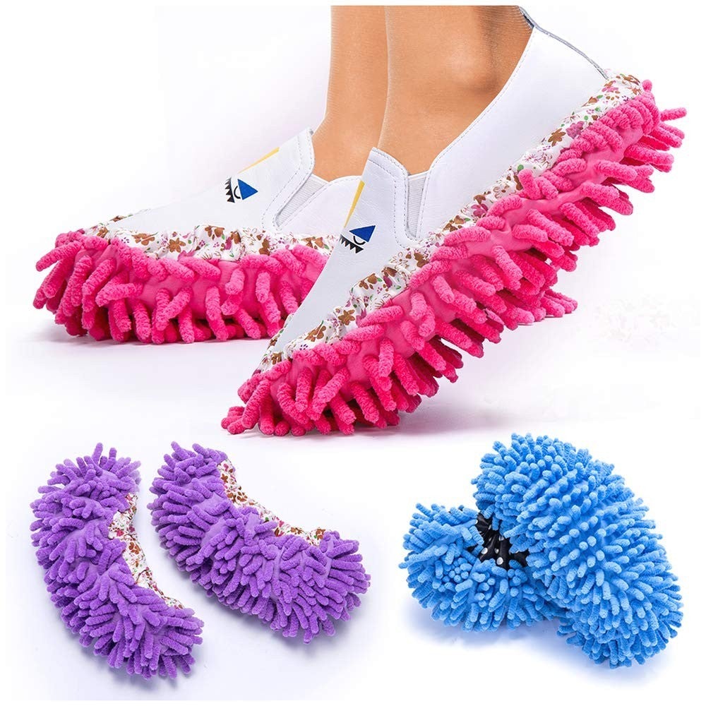 Micro Fiber Cleaning Slippers